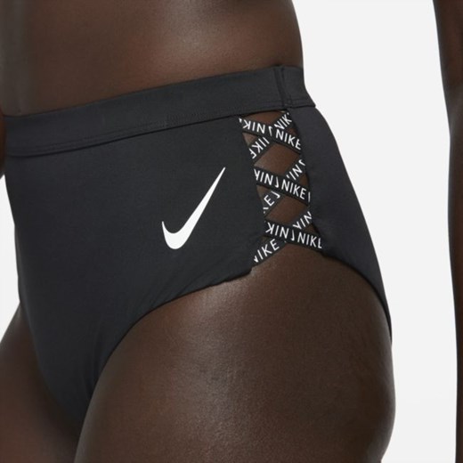 Damski zawadiacki dół stroju kąpielowego z wysokim stanem Nike Sneakerkini - Nike L Nike poland