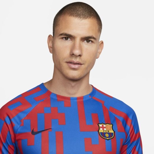 Męska przedmeczowa koszulka piłkarska FC Barcelona Nike Dri-FIT (wersja domowa) Nike XS Nike poland