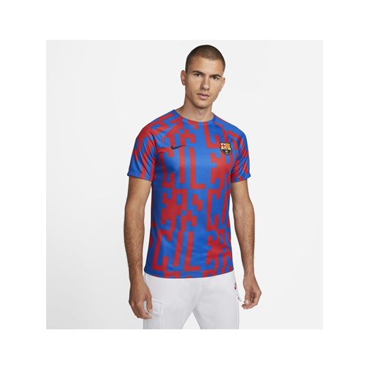 Męska przedmeczowa koszulka piłkarska FC Barcelona Nike Dri-FIT (wersja domowa) Nike XL Nike poland