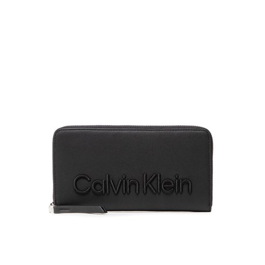 Calvin Klein Duży Portfel Damski Resort Z/A Wallet Lg K60K609705 Czarny Calvin Klein 00 MODIVO
