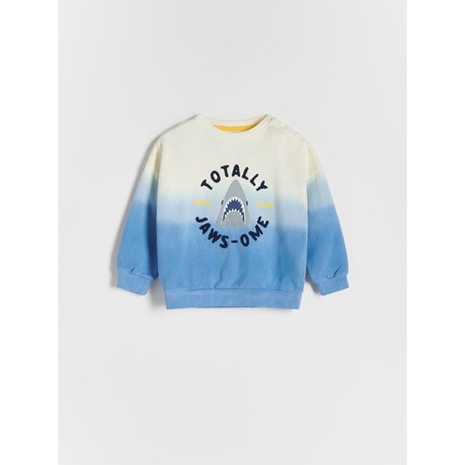 Reserved - Bluza tie dye Jaws - Niebieski Reserved 110 Reserved