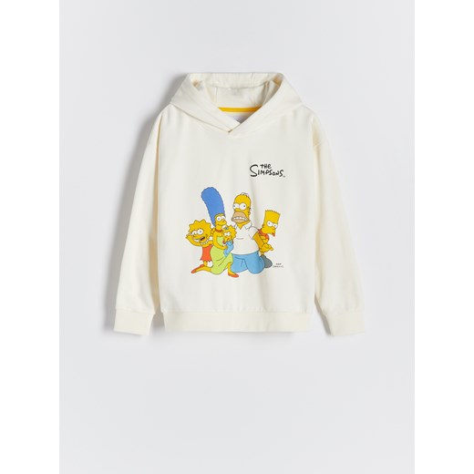 Reserved - Bluza The Simpsons - Kremowy Reserved 116 Reserved