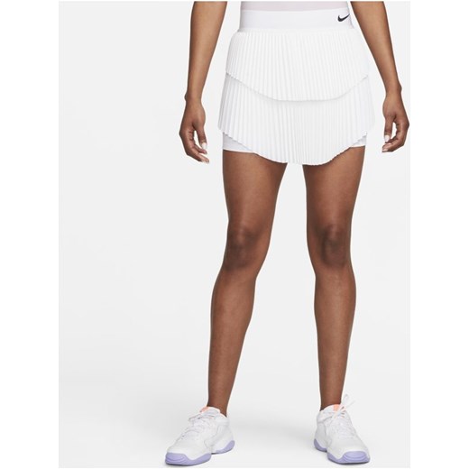 Damska spódniczka tenisowa NikeCourt Dri-FIT Slam - Biel Nike M okazyjna cena Nike poland