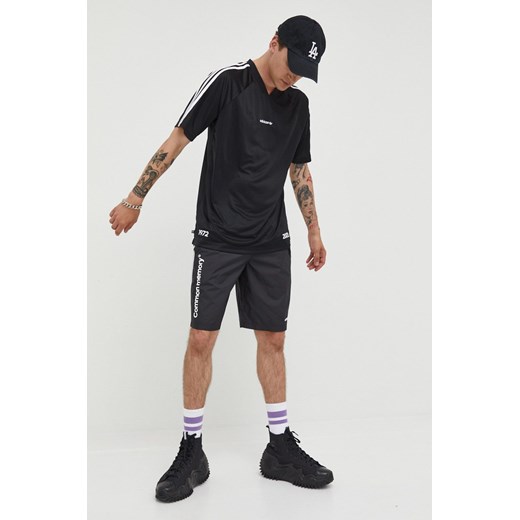 adidas Originals szorty kąpielowe męskie kolor czarny z nadrukiem M ANSWEAR.com