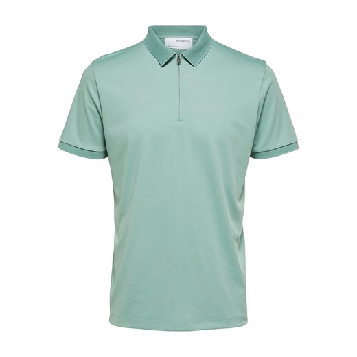 Koszulka polo "Fave" w kolorze zielonym Selected Homme XL wyprzedaż Limango Polska