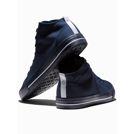 Buty męskie trampki T389 - granatowe 41 ombre