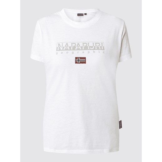 T-shirt z bawełny model ‘Ayas’ Napapijri L Peek&Cloppenburg 