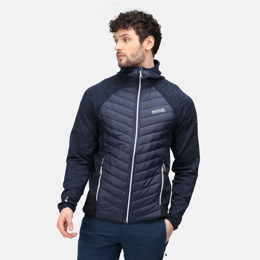 Męska bluza ocieplana Regatta Andreson VI hybrid granatowy melanż - 3XL Regatta S, M, L, XL, XXL, 3XL Aktywnyturysta.pl wyprzedaż