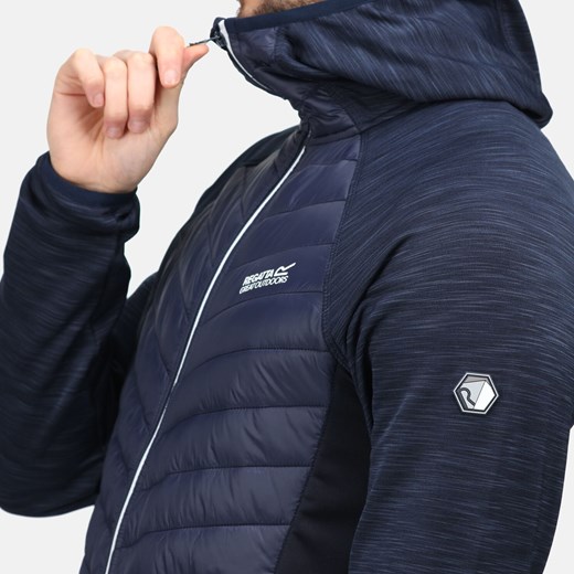 Męska bluza ocieplana Regatta Andreson VI hybrid granatowy melanż - 3XL Regatta S, M, L, XL, XXL, 3XL okazja Aktywnyturysta.pl
