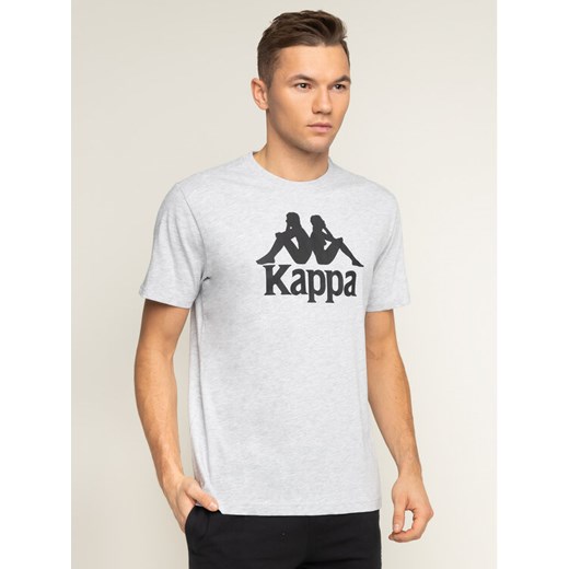 Kappa T-Shirt 303910 Szary Regular Fit Kappa S okazja MODIVO