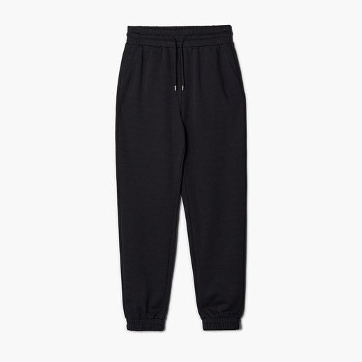 Cropp - Czarne dresowe joggery - czarny ze sklepu Cropp w kategorii Spodnie damskie - zdjęcie 141088422