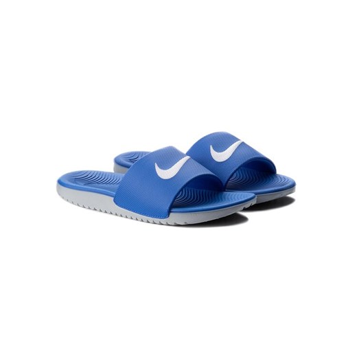 Nike Klapki Kawa Slide (GS/PS) 819352 400 Niebieski Nike 37_5 promocyjna cena MODIVO