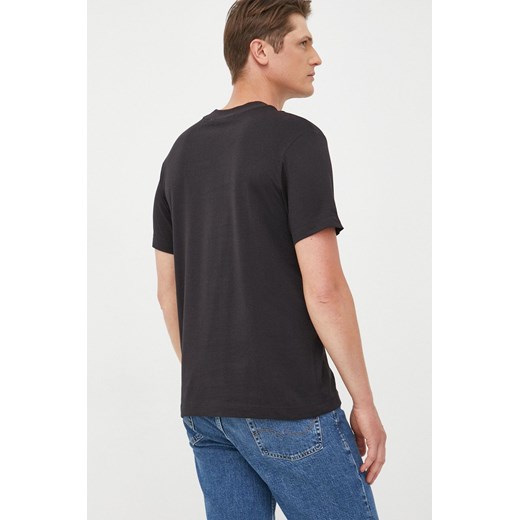 Calvin Klein Jeans t-shirt bawełniany kolor czarny z aplikacją L ANSWEAR.com