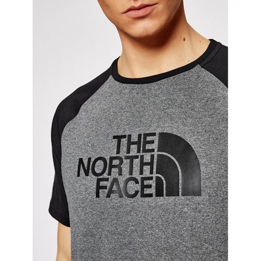 The North Face T-Shirt Raglan Easy Tee NF0A37FV Szary Regular Fit The North Face S MODIVO wyprzedaż