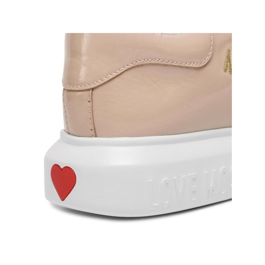 LOVE MOSCHINO Sneakersy JA15534G0BJGF601 Beżowy Love Moschino 40 wyprzedaż MODIVO