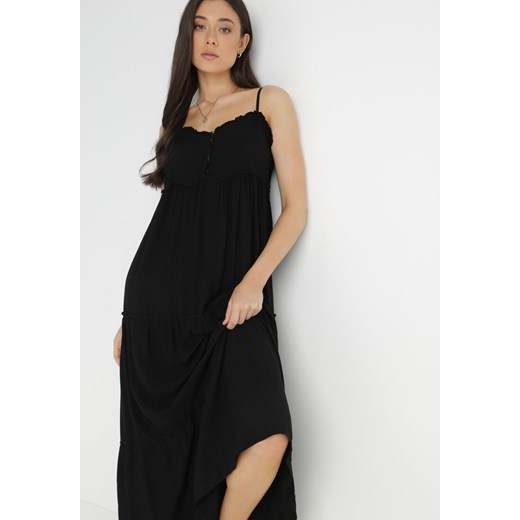 Czarna Sukienka Cilaris ze sklepu Born2be Odzież w kategorii Sukienki - zdjęcie 141119532