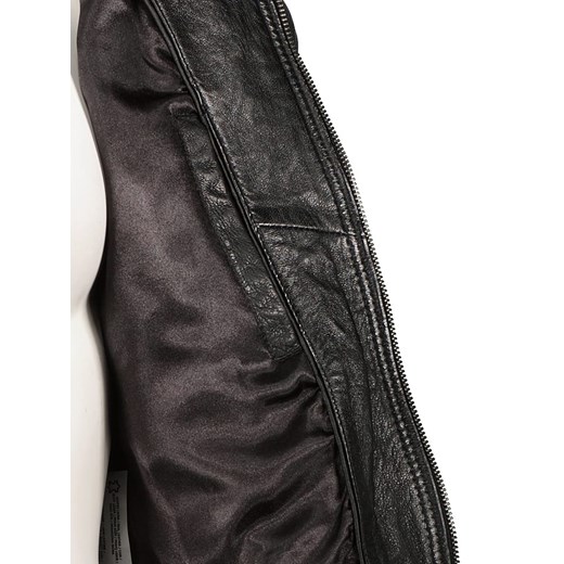 Skórzana kurtka w kolorze czarnym Kriss 36 Limango Polska okazyjna cena