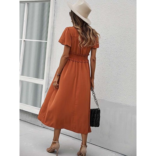 Sukienka w kolorze pomarańczowym Tina S wyprzedaż Limango Polska