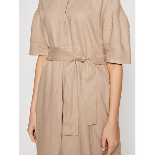 Max Mara Leisure Sukienka codzienna Arda 322106166 Beżowy Regular Fit M wyprzedaż MODIVO