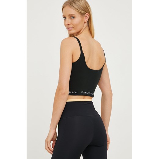 Calvin Klein Jeans top damski kolor czarny XS ANSWEAR.com