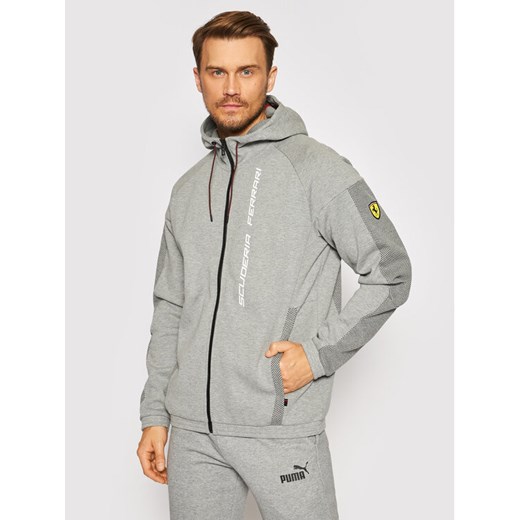 Puma Bluza Ferrari Race Hdd Sweat 597951 Szary Regular Fit Puma S MODIVO wyprzedaż