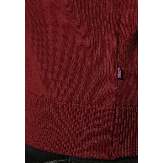 Tom Tailor Sweter czerwony zalando  rękawy