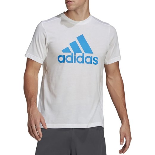 Koszulka adidas Aeroready Designed 2 Move Feelready Sport Logo HF7167 - biała ze sklepu streetstyle24.pl w kategorii T-shirty męskie - zdjęcie 141178063
