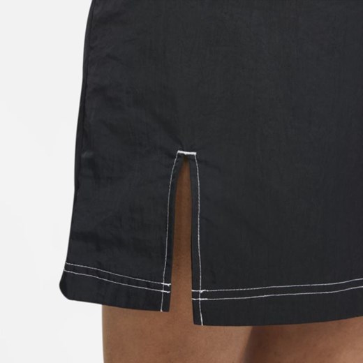 Damska sukienka z tkaniny na cienkich ramiączkach Nike Sportswear Swoosh - Czerń Nike XS Nike poland