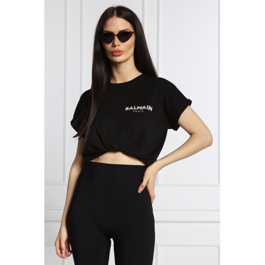 Balmain T-shirt | Cropped Fit L Gomez Fashion Store