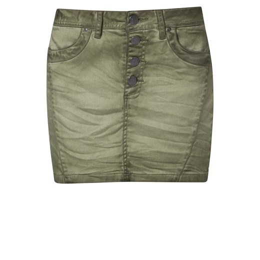 edc by Esprit OIL WASH Spódnica mini oliwkowy zalando szary abstrakcyjne wzory