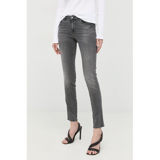Guess jeansy damskie medium waist W2YAJ2 D4PZ2 ze sklepu ANSWEAR.com w kategorii Jeansy damskie - zdjęcie 141243313