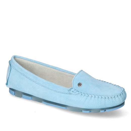 Mokasyny Filippo DP2037/22 BL Niebieskie Zamsz ze sklepu Arturo-obuwie w kategorii Mokasyny damskie - zdjęcie 141255124