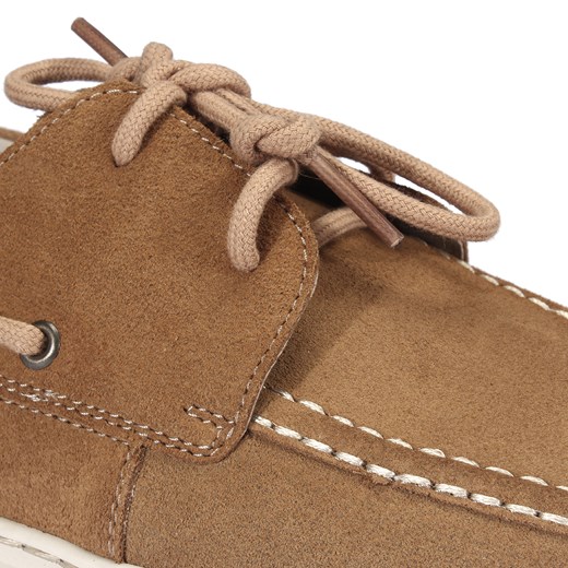 Domeno buty eleganckie męskie brązowe