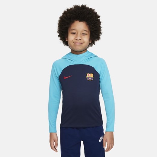 Bluza piłkarska z kapturem dla małych dzieci Nike Dri-FIT FC Barcelona Academy Nike XS Nike poland