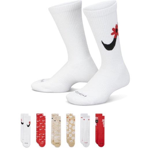 Klasyczne skarpety dziecięce Nike Everyday Plus Cushioned (6 par) - Nike M Nike poland