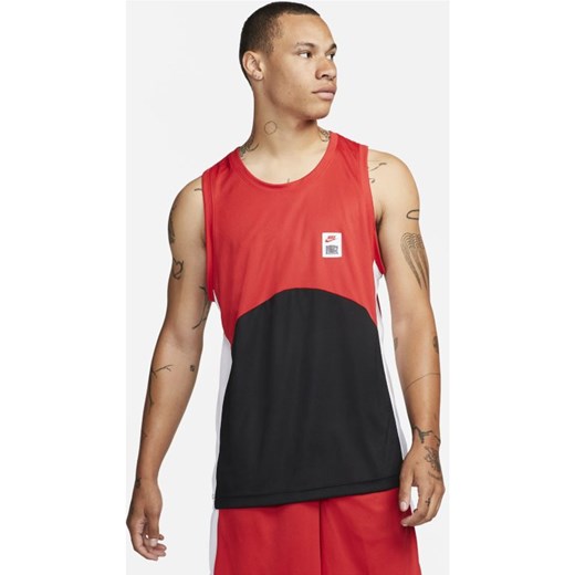 Męska koszulka do koszykówki Nike Dri-FIT Starting 5 - Czerwony Nike M Nike poland