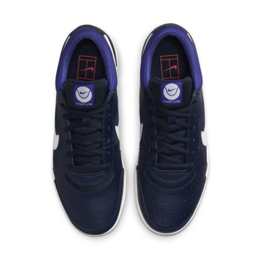 Męskie buty do tenisa na twarde korty NikeCourt Zoom Lite 3 - Niebieski Nike 49.5 Nike poland