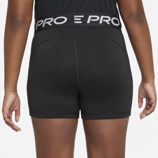 Spodenki dla dużych dzieci (dziewcząt) Nike Pro Dri-FIT (szersze rozmiary) - Nike XL+ Nike poland