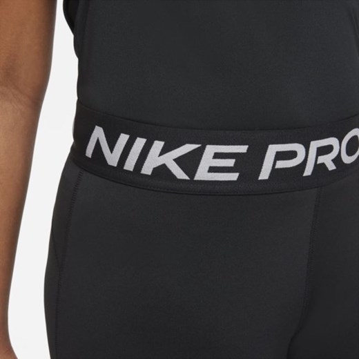 Spodenki dla dużych dzieci (dziewcząt) Nike Pro Dri-FIT (szersze rozmiary) - Nike M+ Nike poland