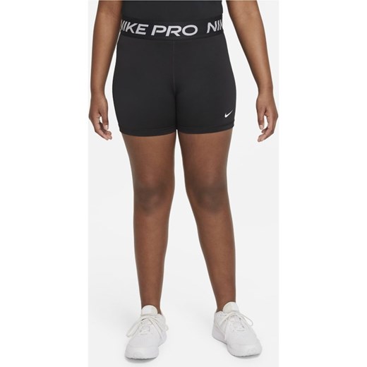 Spodenki dla dużych dzieci (dziewcząt) Nike Pro Dri-FIT (szersze rozmiary) - Nike XL+ Nike poland