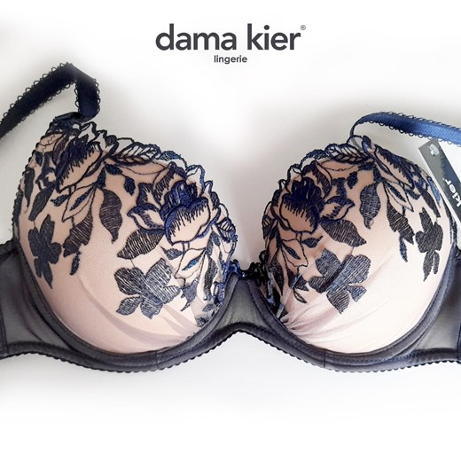 Biustonosz damski Push-Up Dama Kier 2695 Imman granatowy (75 E) Dama Kier 75 E bodyciao