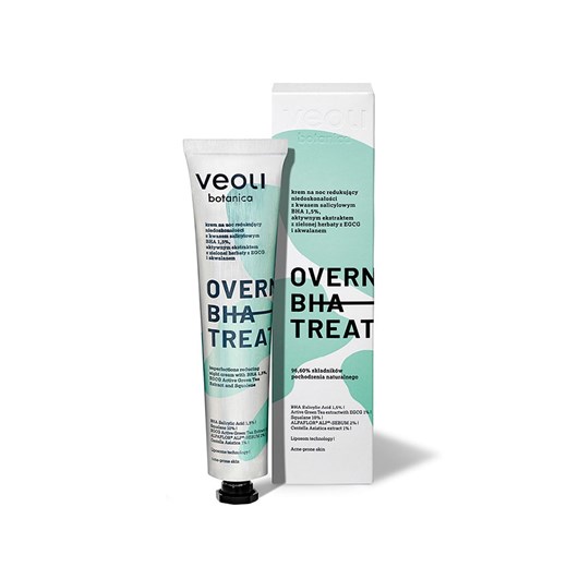 Krem na noc redukujący niedoskonałości "Overnight Bha Treatment" - 50 ml Veoli Botanica onesize promocja Limango Polska