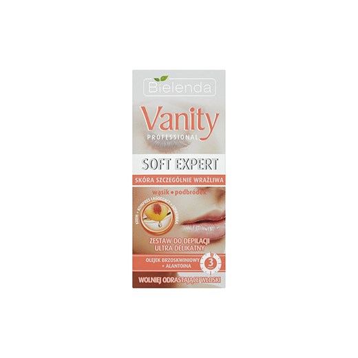 Bielenda Vanity Professional Soft Expert zestaw do depilacji twarzy ultra Bielenda onesize promocja Primodo