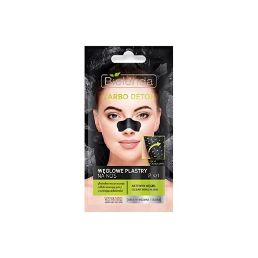 Bielenda Carbo Detox oczyszczające plastry na nos z węglem aktywnym 2szt, Bielenda onesize Primodo okazyjna cena