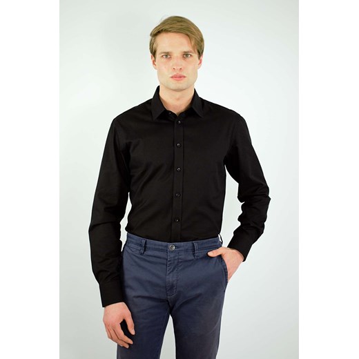 koszula męska di selentino sun black classic ze sklepu Royal Shop w kategorii Koszule męskie - zdjęcie 141350374