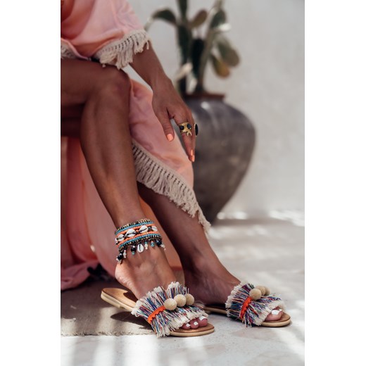 Klapki MANADO pompony 37 nusa-store.com