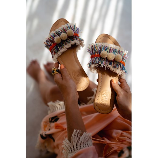 Klapki MANADO pompony 37 nusa-store.com