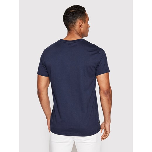 Lacoste T-Shirt TH0204 Granatowy Slim Fit Lacoste 3 MODIVO