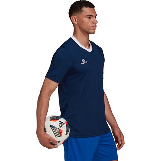 T-shirt męski Adidas z krótkimi rękawami sportowy z jerseyu 