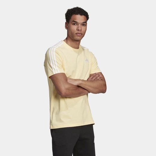 T-shirt męski Adidas bawełniany sportowy na wiosnę 